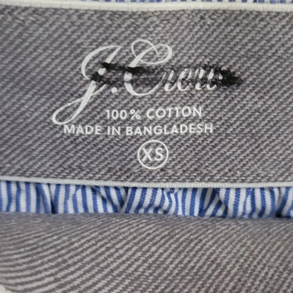NWOT J. Crew Men's Blue Striped Boxer Shorts XS